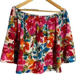 Floral Off-Shoulder Chic Blouse